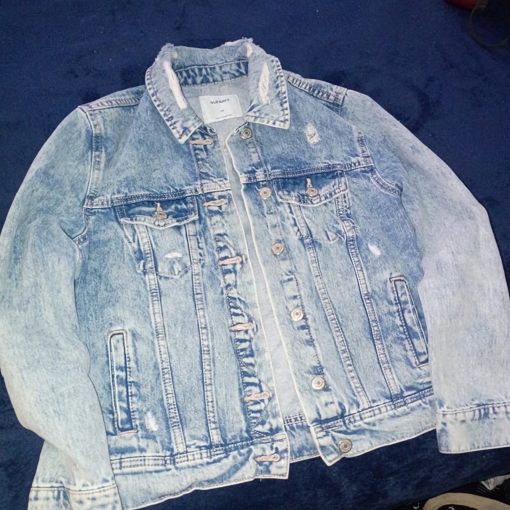 American Eagle Outfitters Light Blue Jean Jacket